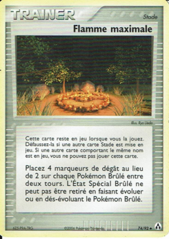 Flamme maximale 74/92