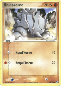Rhinocorne 62/101