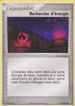 Recherche d'énergie 94/115