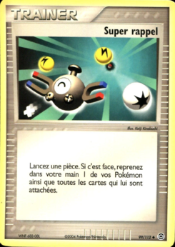 Super rappel 99/111