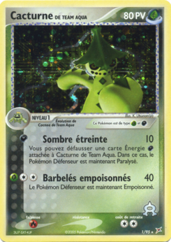 Cacturne de Team Aqua 1/95