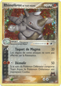Rhinoféros de Team Magma 11/95