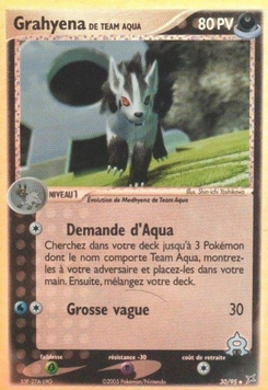 Grahyena de Team Aqua 30/95