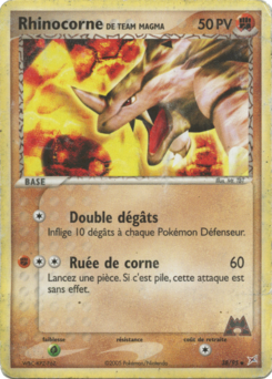 Rhinocorne de Team Magma 38/95