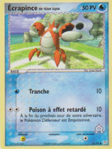 Écrapince de Team Aqua 51/95