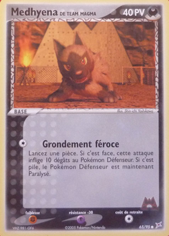 Medhyena de Team Magma 65/95