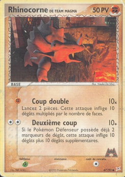 Rhinocorne de Team Magma 67/95