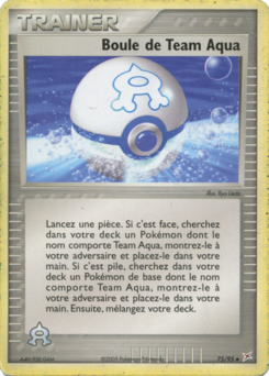 Boule de Team Aqua 75/95