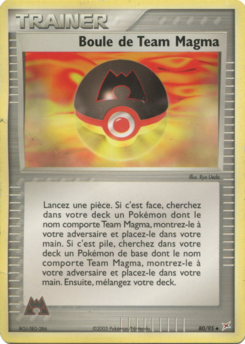 Boule de Team Magma 80/95