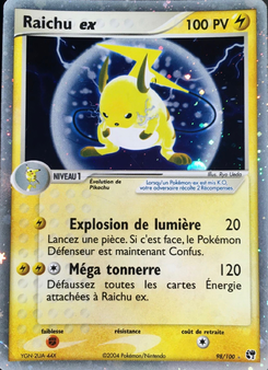 Raichu ex 98/100