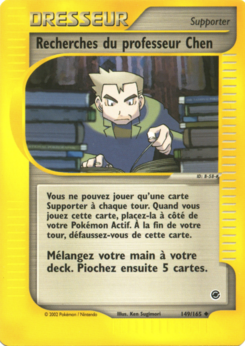 Recherches du professeur Chen 149/165