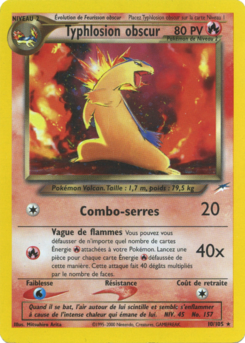 Typhlosion obscur 10/105