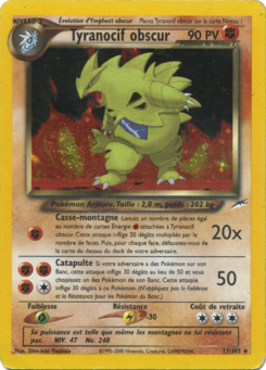 Tyranocif obscur 11/105