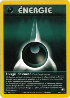 Énergie obscurité 104/111
