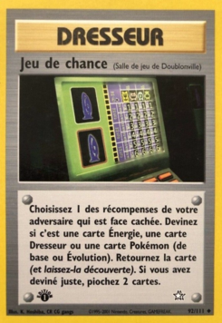 Jeu de chance 92/111