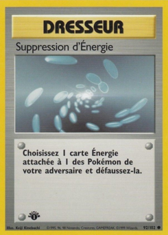 Suppression d'Énergie 92/102