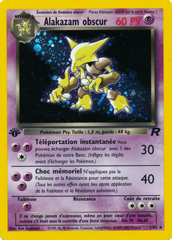 Alakazam obscur 1/82