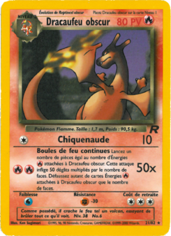 Dracaufeu obscur 21/82
