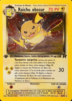 Raichu obscur 83/82