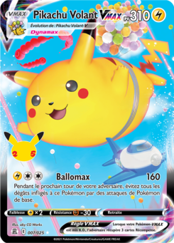 Pikachu Volant VMAX 007/025