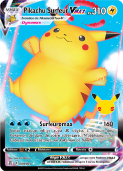 Pikachu Surfeur VMAX 009/025