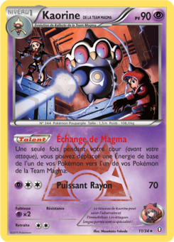 Kaorine de la Team Magma 11/34