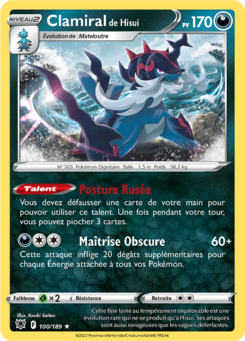Clamiral de Hisui 100/189