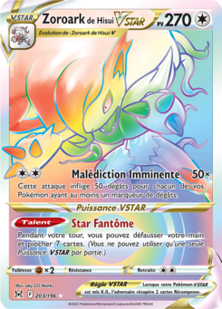 Zoroark de Hisui VSTAR 203/196