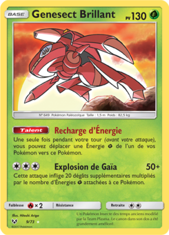Genesect Brillant 9/73