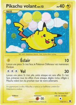 Pikachu volant 113/111