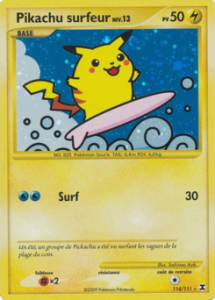 Pikachu surfeur 114/111