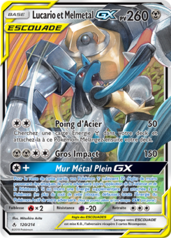 Lucario et Melmetal GX 120/214