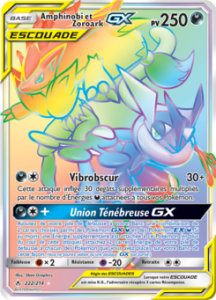 Amphinobi et Zoroark GX 222/214