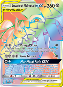 Lucario et Melmetal GX 224/214