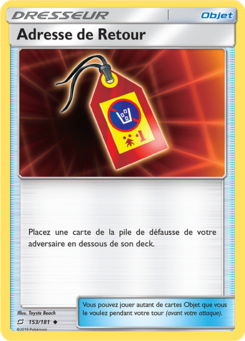 Adresse de Retour 153/181