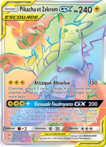 Pikachu et Zekrom GX 184/181
