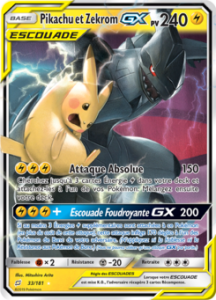 Pikachu et Zekrom GX 33/181