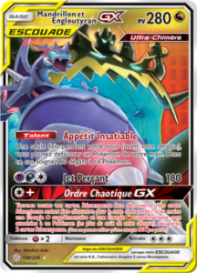 Mandrillon et Engloutyran GX 158/236