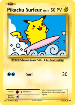 Pikachu Surfeur 111/108