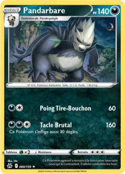 Pandarbare 080/159